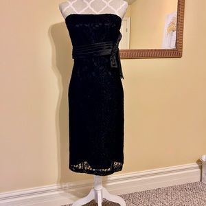 Le Chateau black lace cocktail dress
